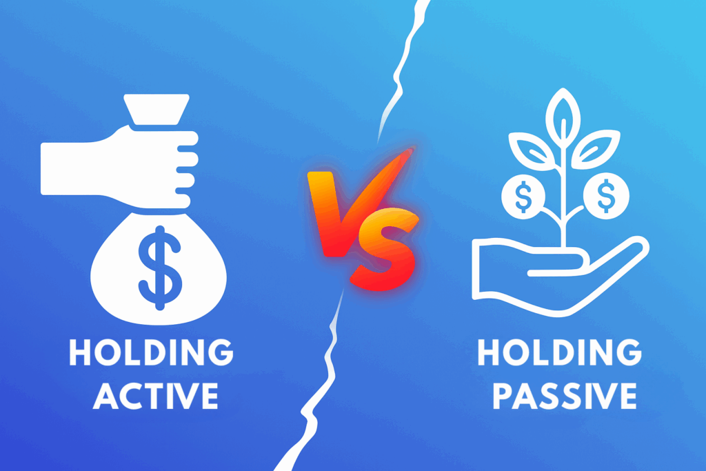 Holding active vs Holding passive