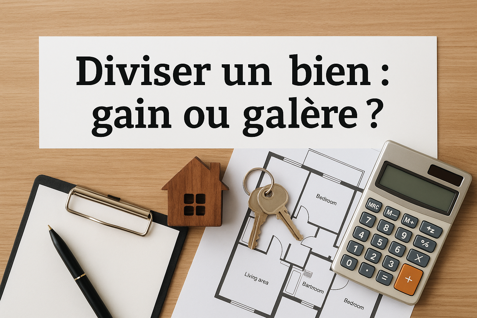 Diviser un bien : gain ou galère ?