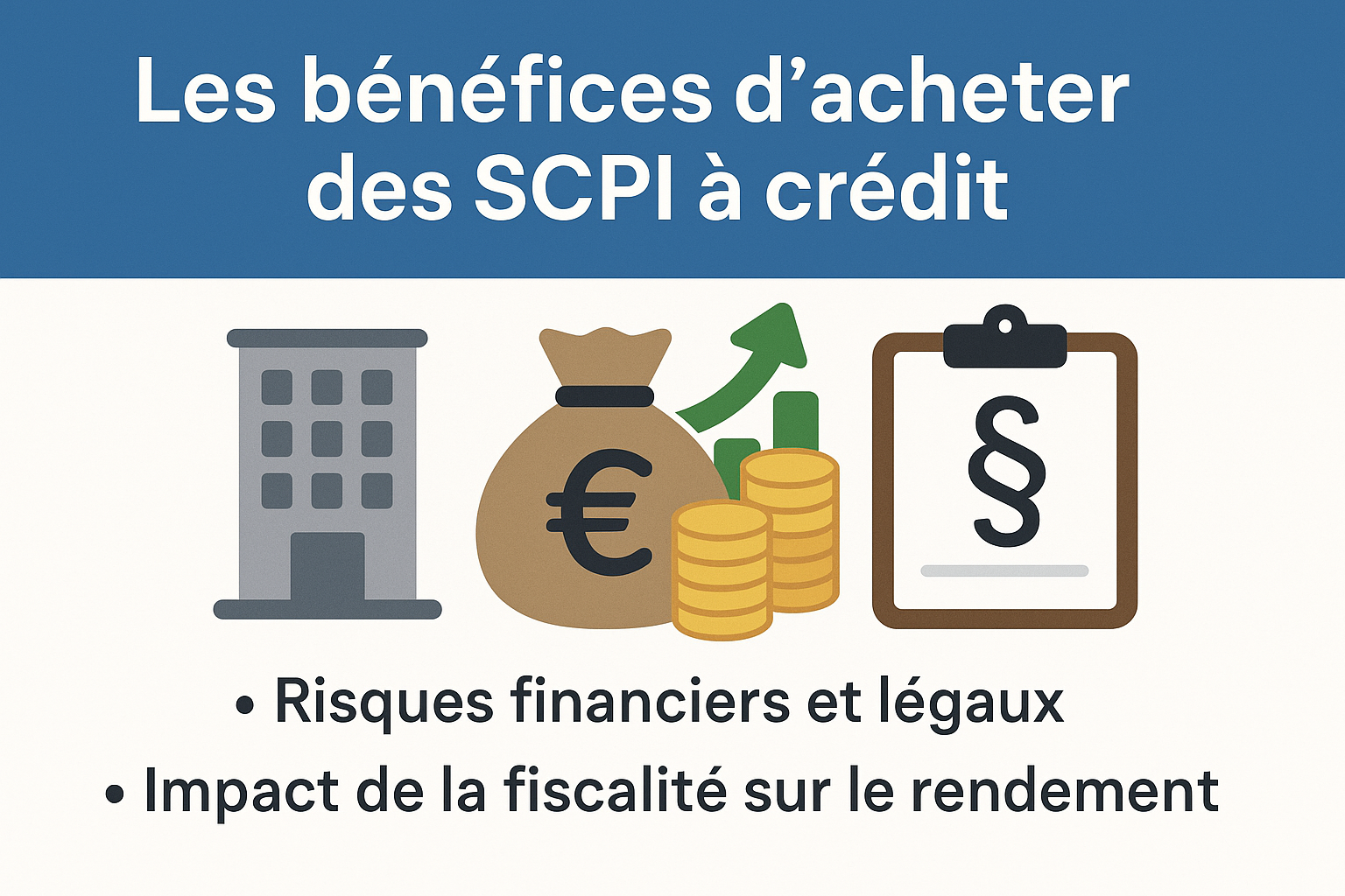 Les bénéfices d'acheter des SCPI à crédit