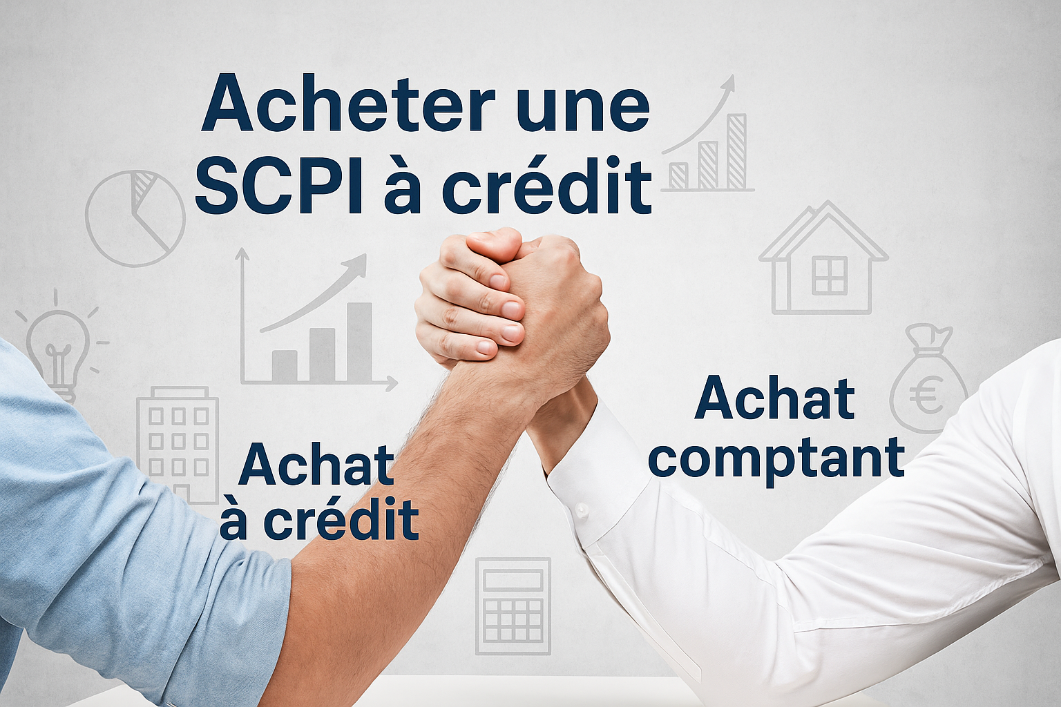 Acheter une SCPI à crédit VS achat comptant