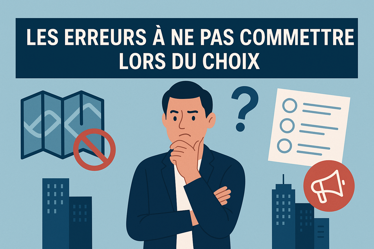 Les erreurs à ne pas commettre lors du choix