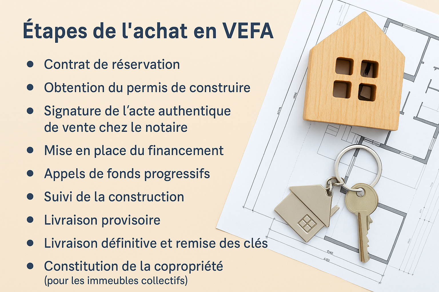 Étapes de l'achat en VEFA