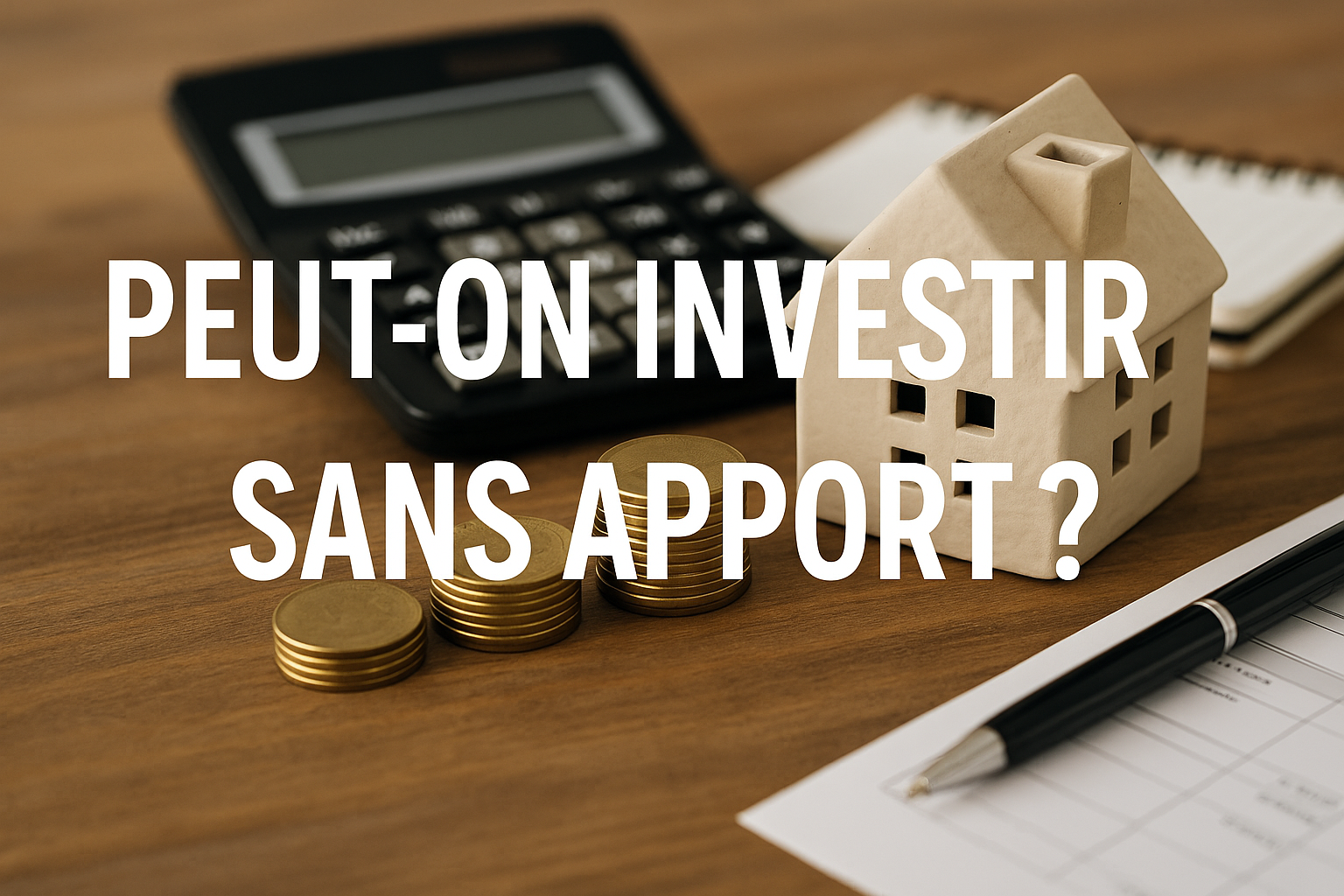Peut-on investir sans apport ?